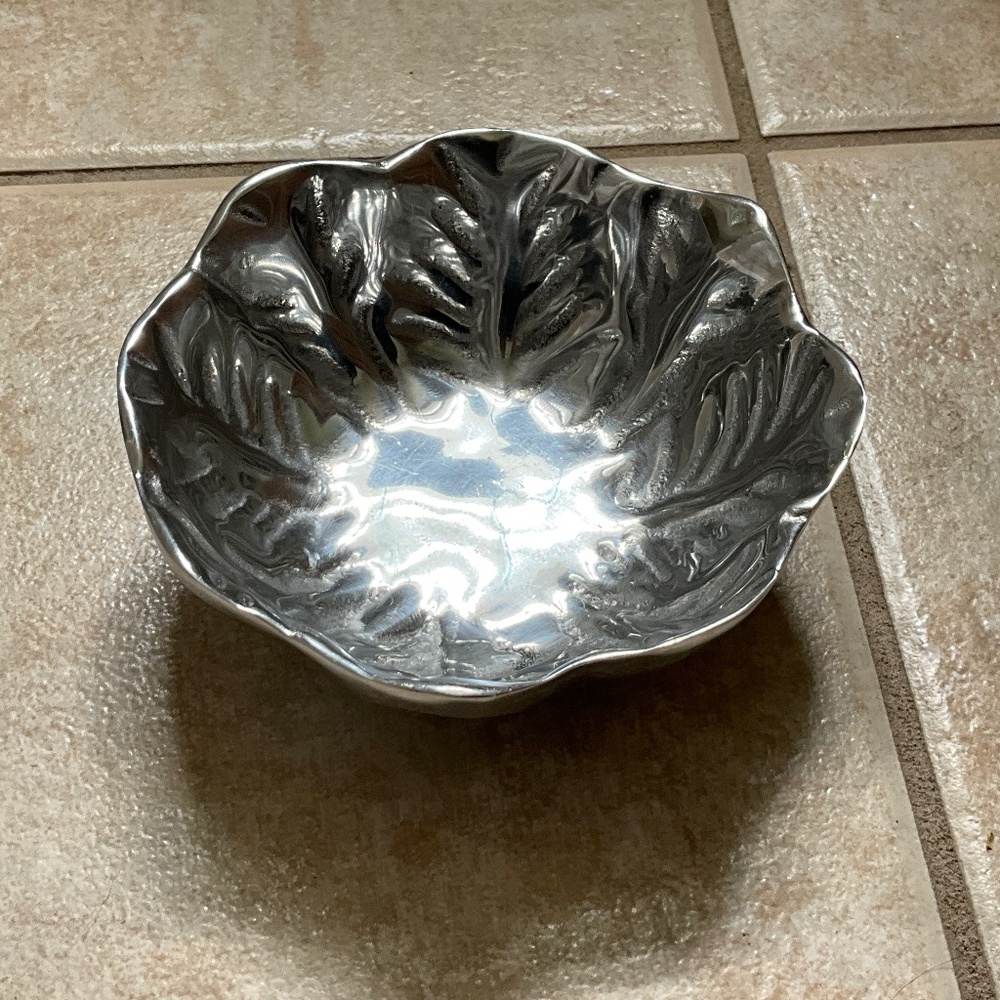 Holland Boone Pewter Lettuce Bowl